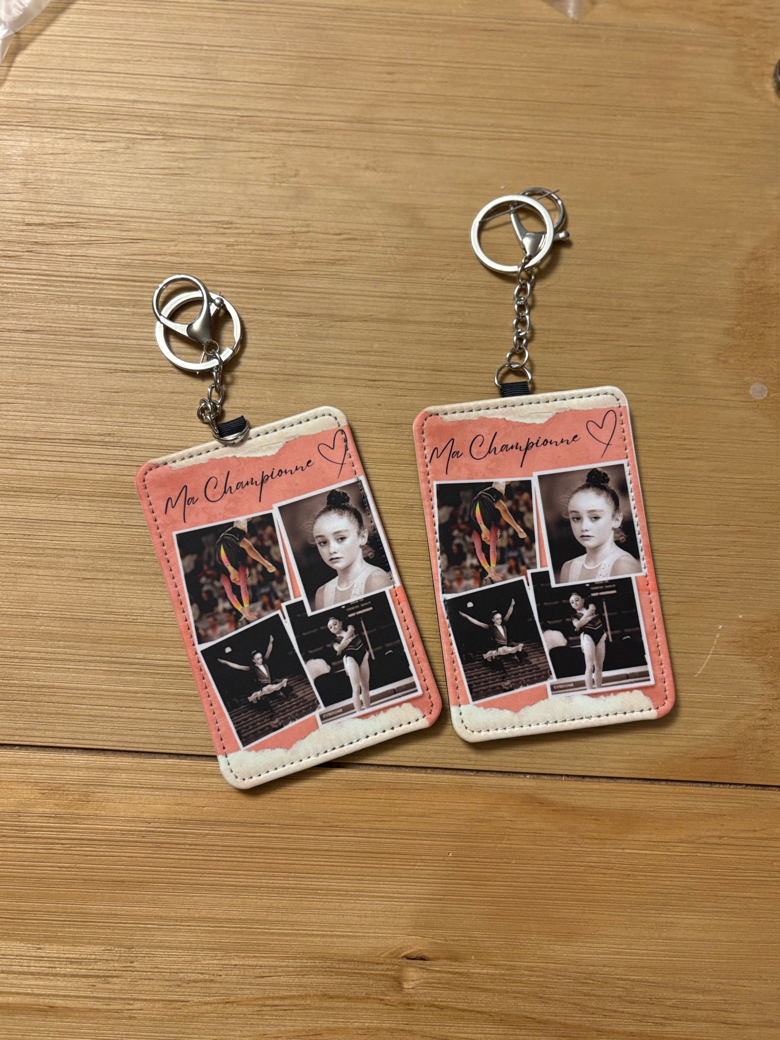 Porte clé - porte cartes personnalisé