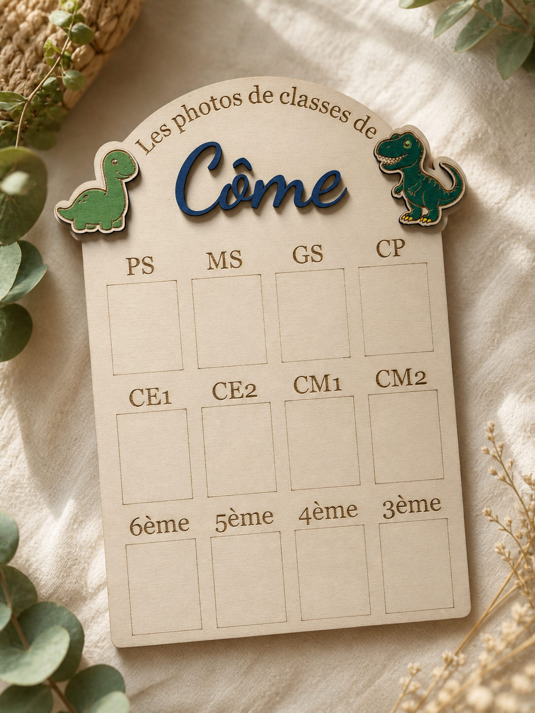 Pancarte pour photos de classe de la PS au 3ème