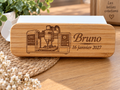 Coffret en bamboo avec son stylo bille personnalisé