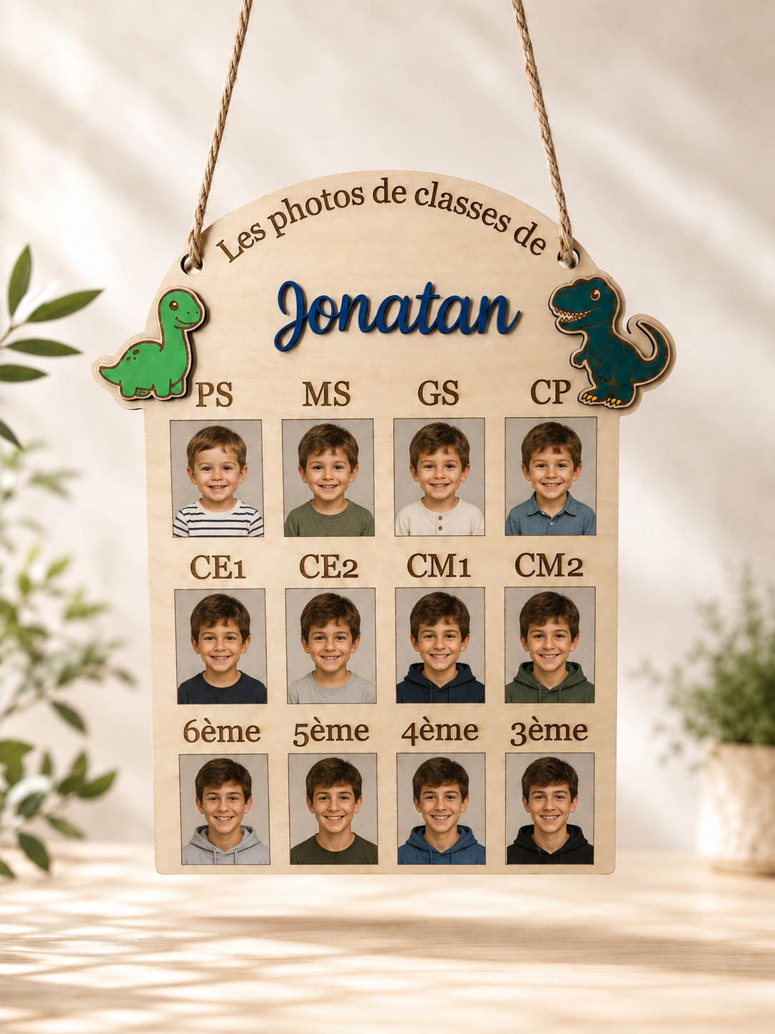 Pancarte pour photos de classe de la PS au 3ème