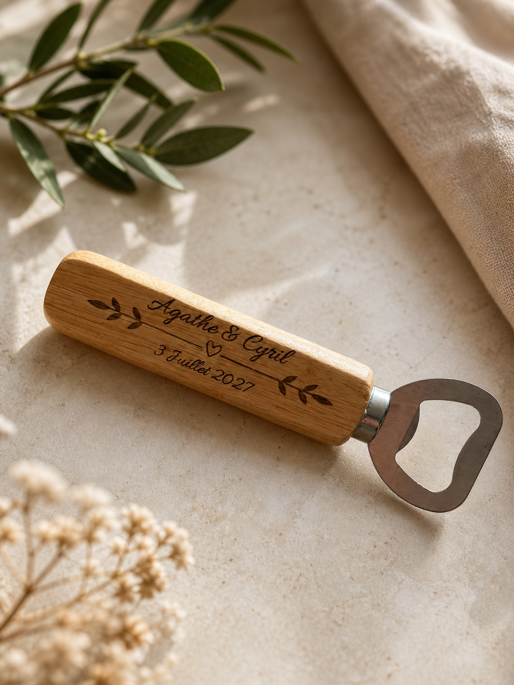 Ouvre bouteille personnalisé pour toutes occasions