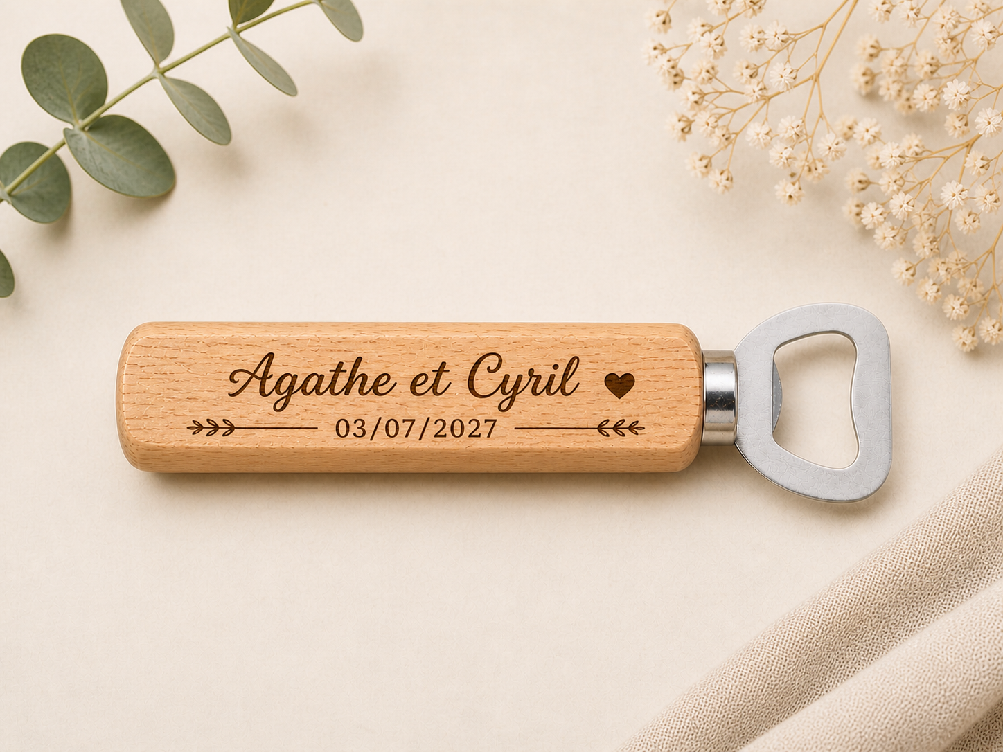 Ouvre bouteille personnalisé pour toutes occasions