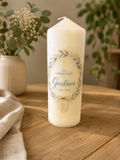 Bougie personnalisée pour toutes occasions, fête, baptême, mariage, anniversaire