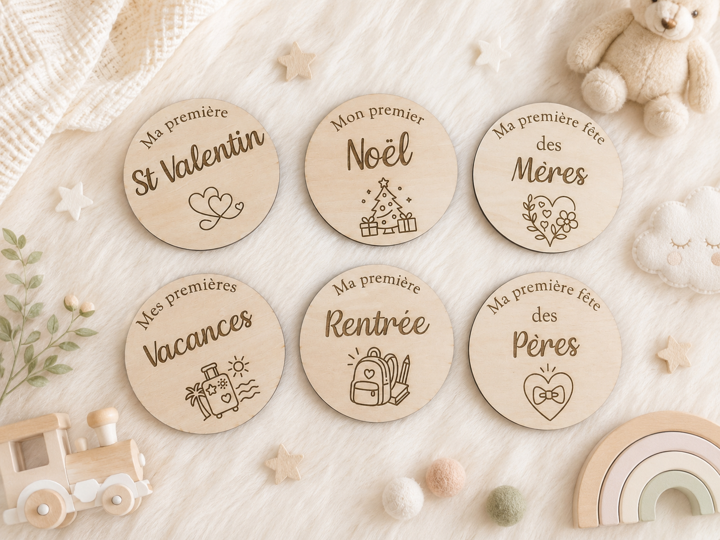 Cartes étape bébé, les 1ers événements