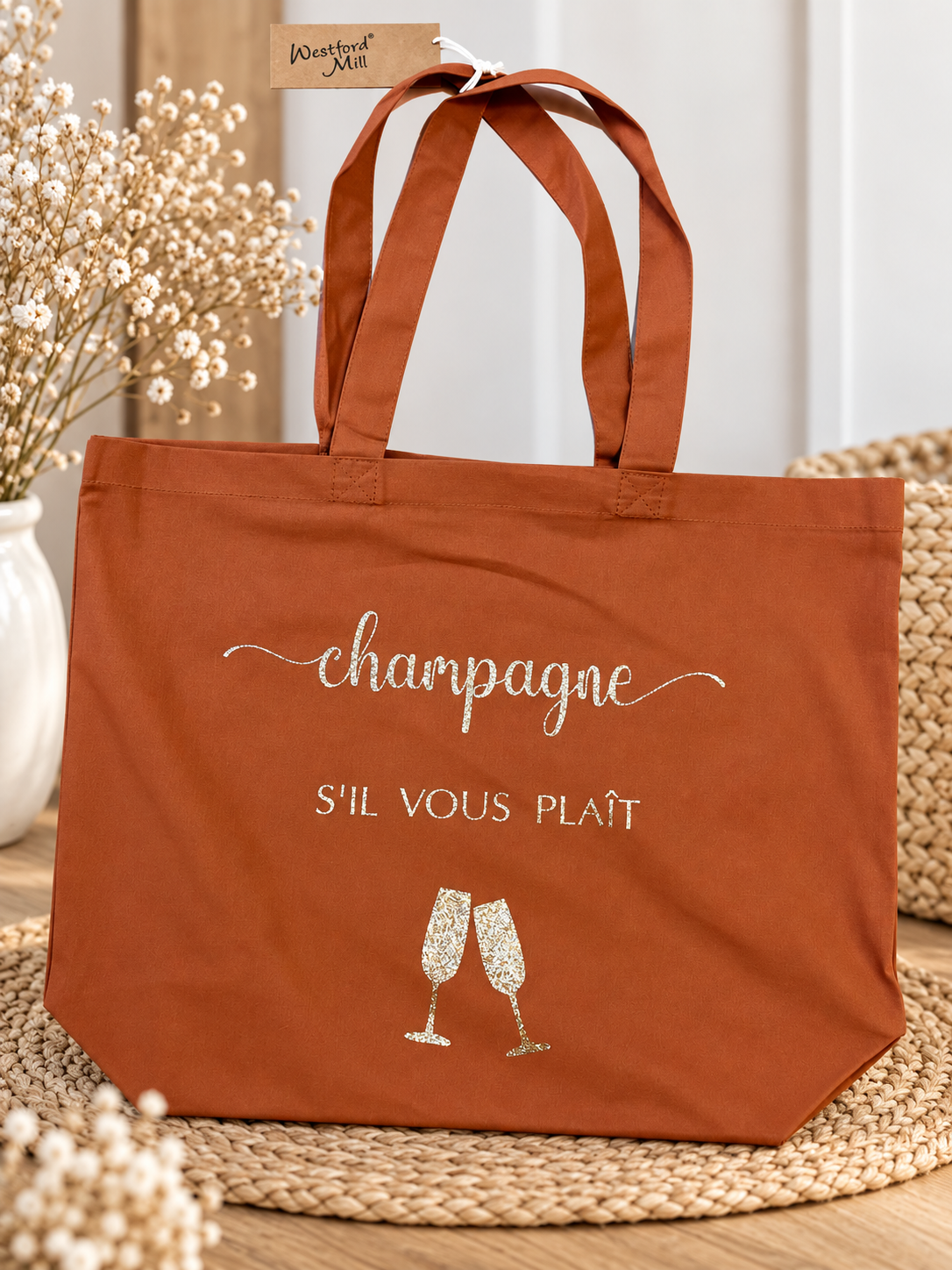 Sac cabas shopping coton personnalisé