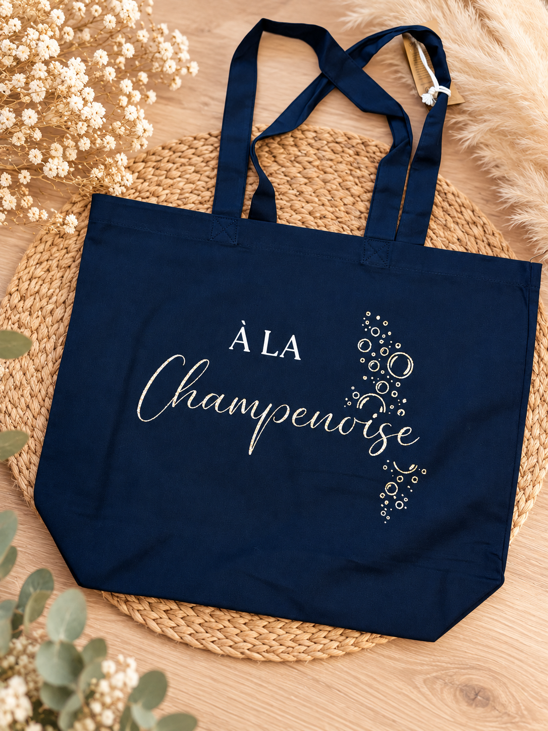 Sac cabas shopping coton personnalisé