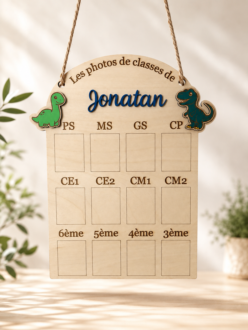 Pancarte pour photos de classe de la PS au 3ème