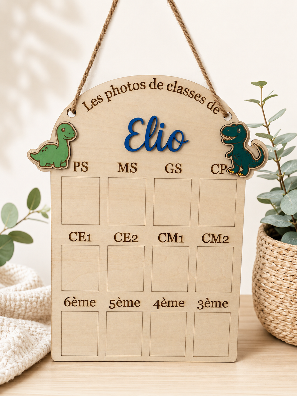 Pancarte pour photos de classe de la PS au 3ème